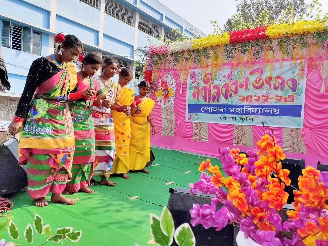 Students showcasing indigenous culture